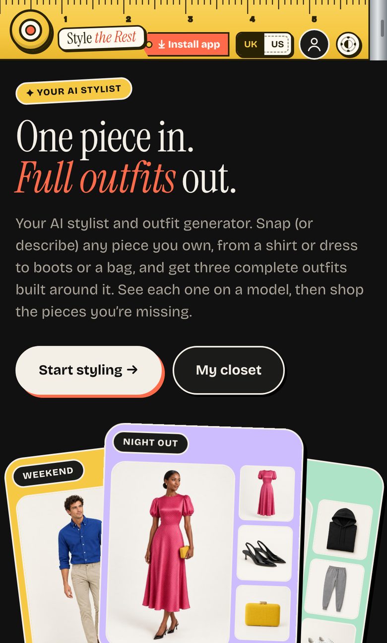 Style the Rest on a phone